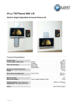 Loxit 8801 flat panel wall mount