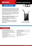 Buffalo AirStation WHR-HP-G300N router