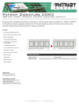 Patriot Memory 3GB DDR3 PC3-10600 TC Kit