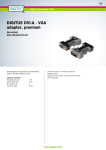 Digitus DVI-A to VGA adapter