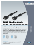 Manhattan SVGA Cable, 10m