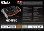 CLUB3D CGAX-48924DDG AMD 1GB graphics card