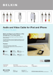 Belkin Audio and Video Cable