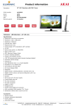 Akai AL2225CI 22" Full HD LCD TV