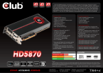 CLUB3D CGAX-58724IDP 1GB graphics card