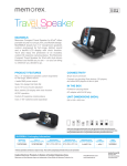Memorex Travel Speaker