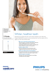 Philips Sonicare HealthyWhite Two rechargeable sonic toothbrushes HX6732/33