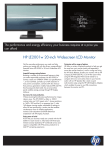 HP LE2001w 20-inch Widescreen LCD Monitor