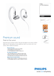 Philips Ear hook Headphones SHS8005