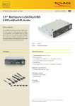 DeLOCK 3.5" Multipanel eSATAp/USB 2.0/FireWire/