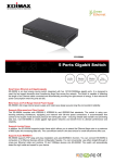 Edimax ES-5500M 5 port gigabit metal switch