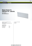Digitus Blank Panel for 19" cabinets