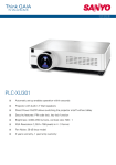 Sanyo PLC-XU301 data projector