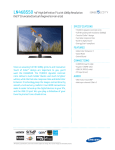 Samsung LN46B550K1FXZA 45.9" Full HD Black LCD TV