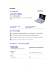 Sony VAIO VGN-SR41M/W notebook