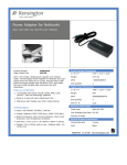 Kensington Power Adapter fot Netbook