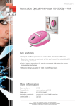 Trust Retractable Optical Mini Mouse MI-2850Sp - Pink, 4 Pack