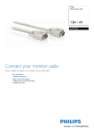 Philips VGA monitor cable SWX1223