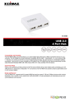 Edimax EU-HB4M 4 Port USB 2.0 Hub