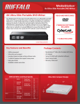 Buffalo MediaStation 8x Ultra-Slim Portable DVD Writer