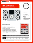 dreamGEAR i.Sound 4X Foldable Portable Speaker