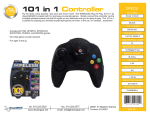 dreamGEAR Plug 'N Play Wireless Controller With 101 Games