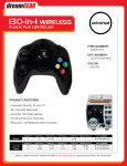 dreamGEAR Plug 'N Play Wireless Controller With 130 Games