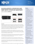 Tripp Lite SmartOnline 208/120V or 240/120V 6kVA 4.2kW On-Line Double-Conversion UPS, Extended Run, SNMP, Webcard, 4U Rack/Tower, Bypass Switch