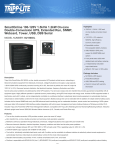 Tripp Lite SmartOnline 100-120V 1.5kVA 1.2kW On-Line Double-Conversion UPS, Extended Run, SNMP, Webcard, Tower, USB, DB9 Serial