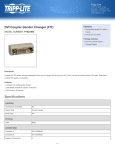 Tripp Lite DVI Coupler Gender Changer (F/F)