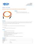 Tripp Lite 5.0m Duplex MMF Cable MTRJ/MTRJ 62.5/125 Fiber