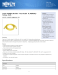 Tripp Lite Cat5e 350MHz Molded Patch Cable (RJ45 M/M) - Yellow, 10-ft.