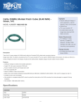 Tripp Lite Cat5e 350MHz Molded Patch Cable (RJ45 M/M) - Green, 5-ft.