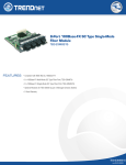 Trendnet TEG-S3M8S15 network media converter