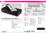 Aluratek AVW04H KVM switch