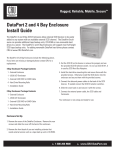 CRU 2 Bay Enclosure SCSI Ultra F/W 160