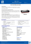 LevelOne FSW-0511 5-Port Fast Ethernet Switch