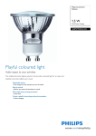 Philips AccentColor Reflector G08727900536102 1,5 W GU10 Kleurveranderend