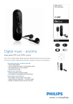 Philips GoGear MP3 player SA2620