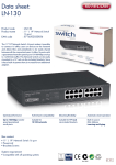 Sitecom 11" / 19" Network Switch 16-port