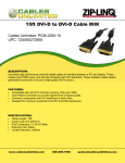 Cables Unlimited DVI D M/M 15 Ft