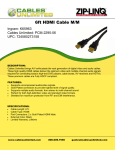 Cables Unlimited HDMI V1.3b A/V 25 ft