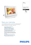 Philips 7FF3FPW 7" LCD 16:9 frame ratio PhotoFrame