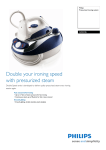Philips GC6106 Pressurized ironing system