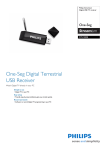 Philips DTU1008 One-Seg Digital USB TV receiver