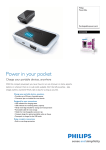 Philips SCE4430 Rechargeable power pack Power2Go