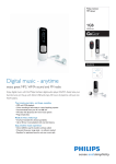 Philips SA2515 1GB* Digital MP3 player