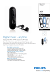 Philips SA2627 2GB* Flash audio player