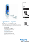 Philips SA2618 1GB* Flash audio player