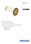 Philips filter cylinder FC8028/01